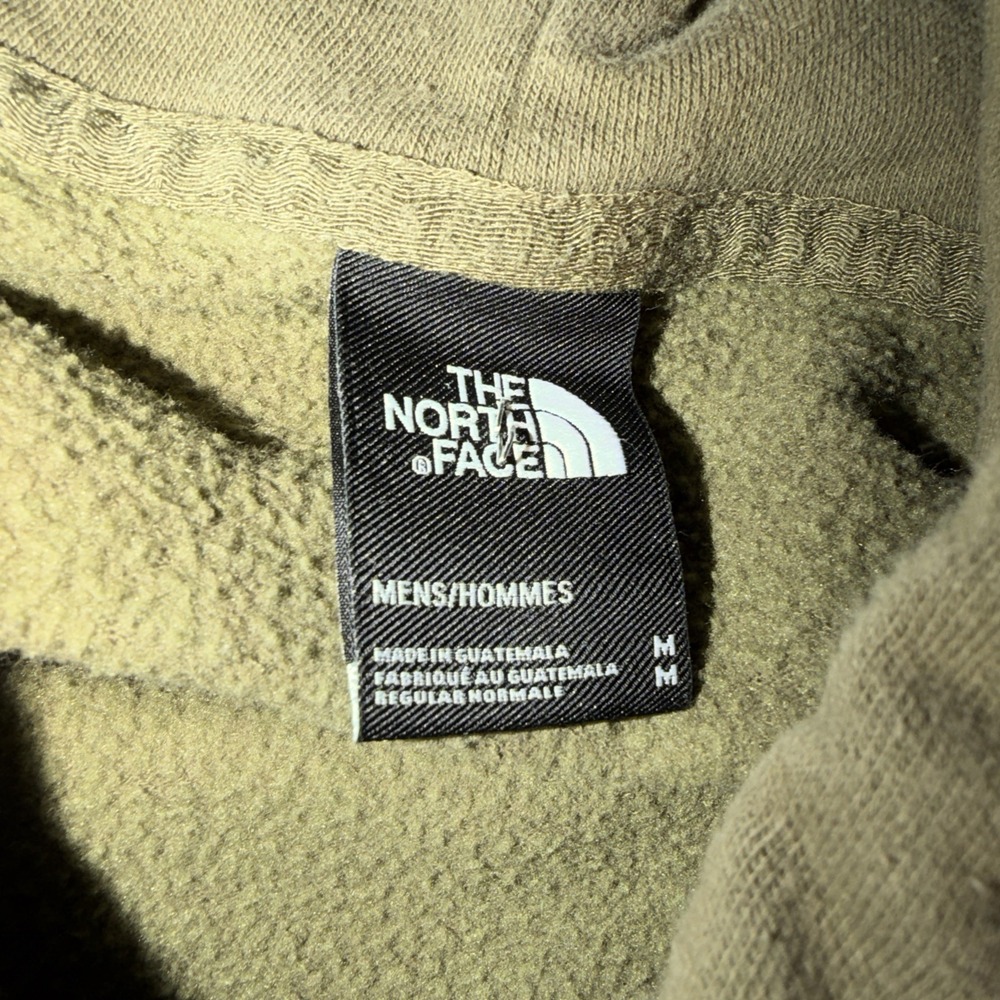 The North Face Logo Hoodie Men's M‎ Olive Green Pullover - Picture 6 of 8